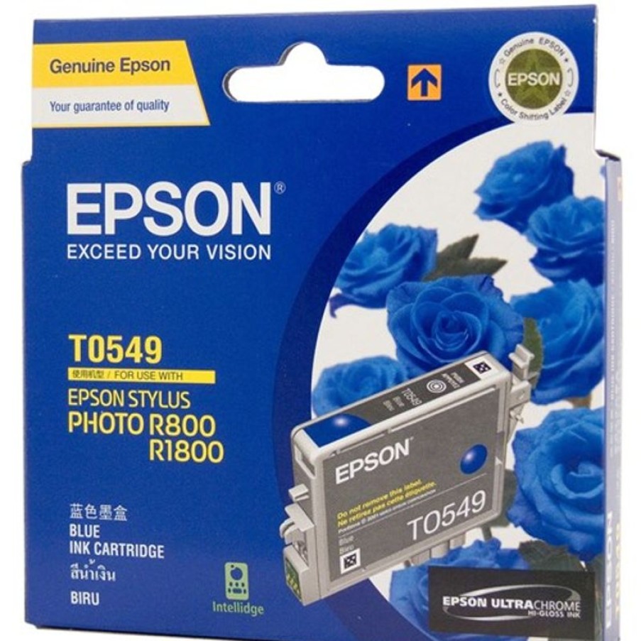 Inkjets | Epson Epson C13T054990 - T0549 Ink Cartridge Blue