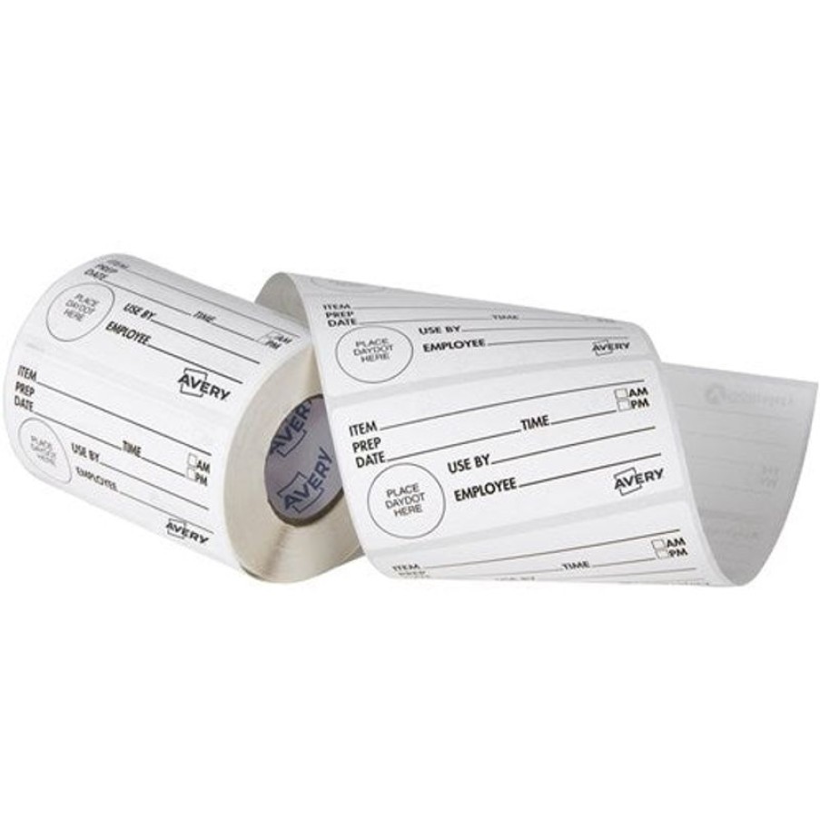 Telephones & Accessories | Avery Avery Food Rotation Label 40Mm Shelf Life Removable Roll Of 500