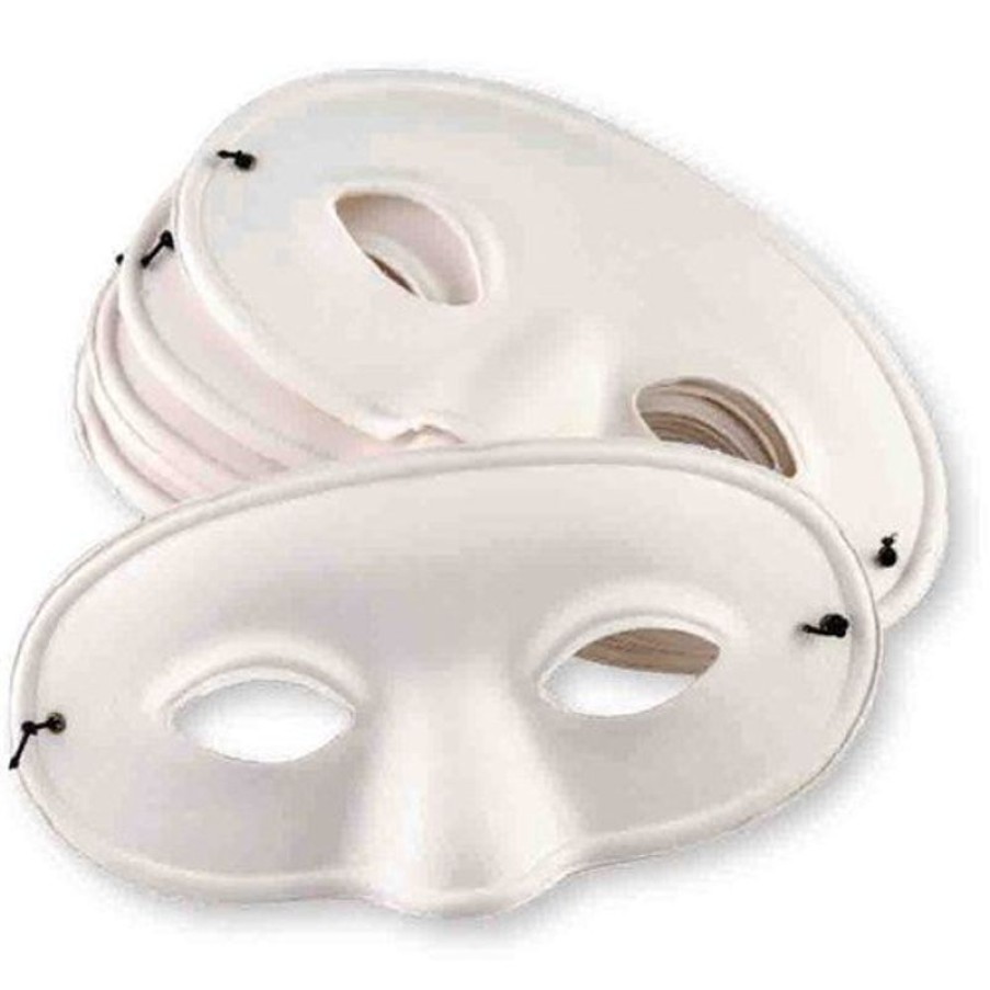 School Supplies/Art & Craft | EC Ec Paper Mache Mask Half Mask Pack Of 24