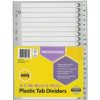 Dividers | Marbig Marbig Plastic Indices & Dividers A4 Reinforced A-Z Tab Black & White