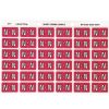 Telephones & Accessories | Avery Avery Alphabet Coding Label N Side Tab 25X38Mm Magenta Pack Of 180