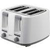 Cleaning & Safety/Kitchen | Nero Nero 4 Slice Toaster Glossy White