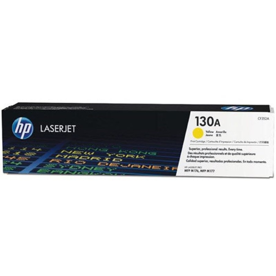 Toner | HP Hp 130A Laserjet Toner Cartridge Yellow Cf352A