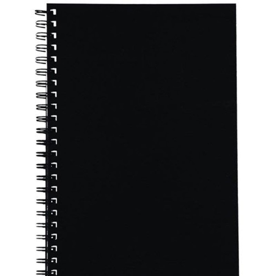 Paper, Post & Books/Books | Spirax Spirax 512 Hard Cover Notebook A4 Ruled 200 Page Side Opening Black