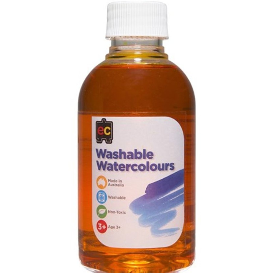 School Supplies/Art & Craft | EC Ec Washable Watercolour Paints 250Ml Yellow