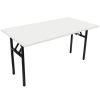 Office Furniture | RapidLine Rapidline Steel Frame Folding Table 1500W X 750D X 730Mmh White Top Black Frame