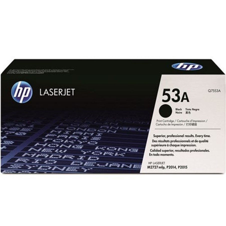 Toner | HP Hp 53A Laserjet Toner Cartridge Black Q7553A