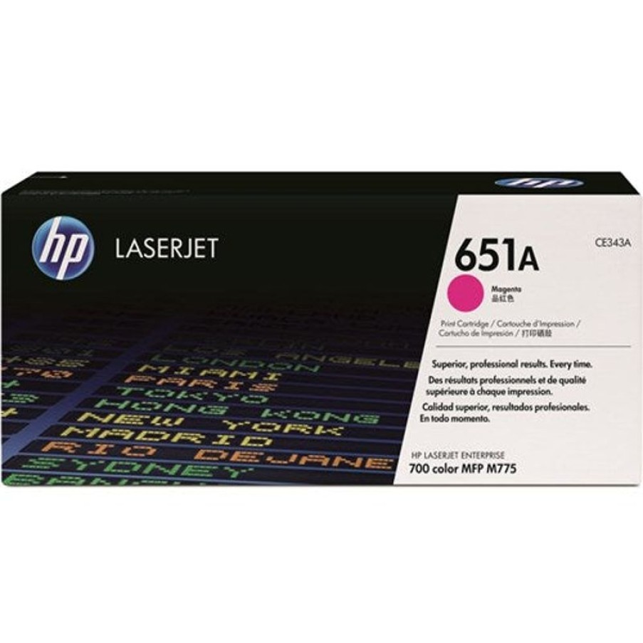 Toner | HP Hp 651A Laserjet Toner Cartridge Magenta Ce343A