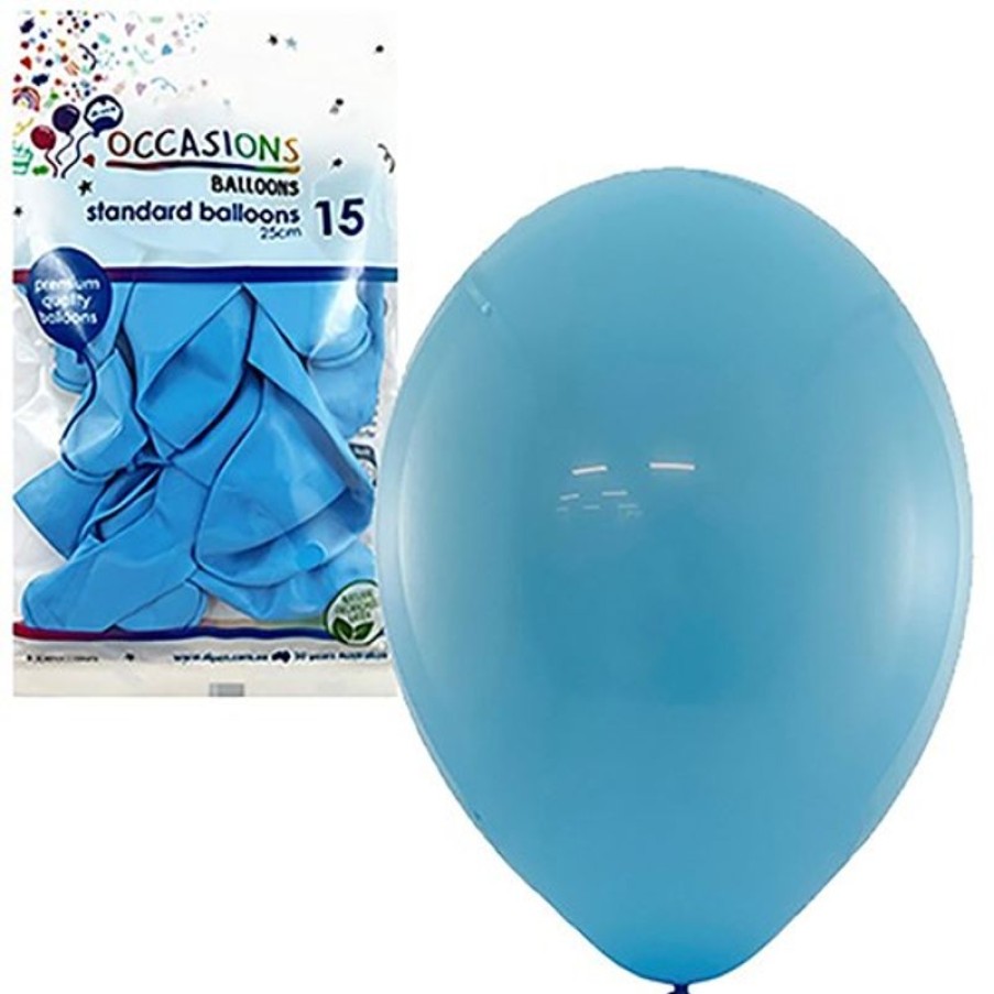 Telephones & Accessories | Alpen Alpen Balloons 25Cm Light Blue Pack Of 15