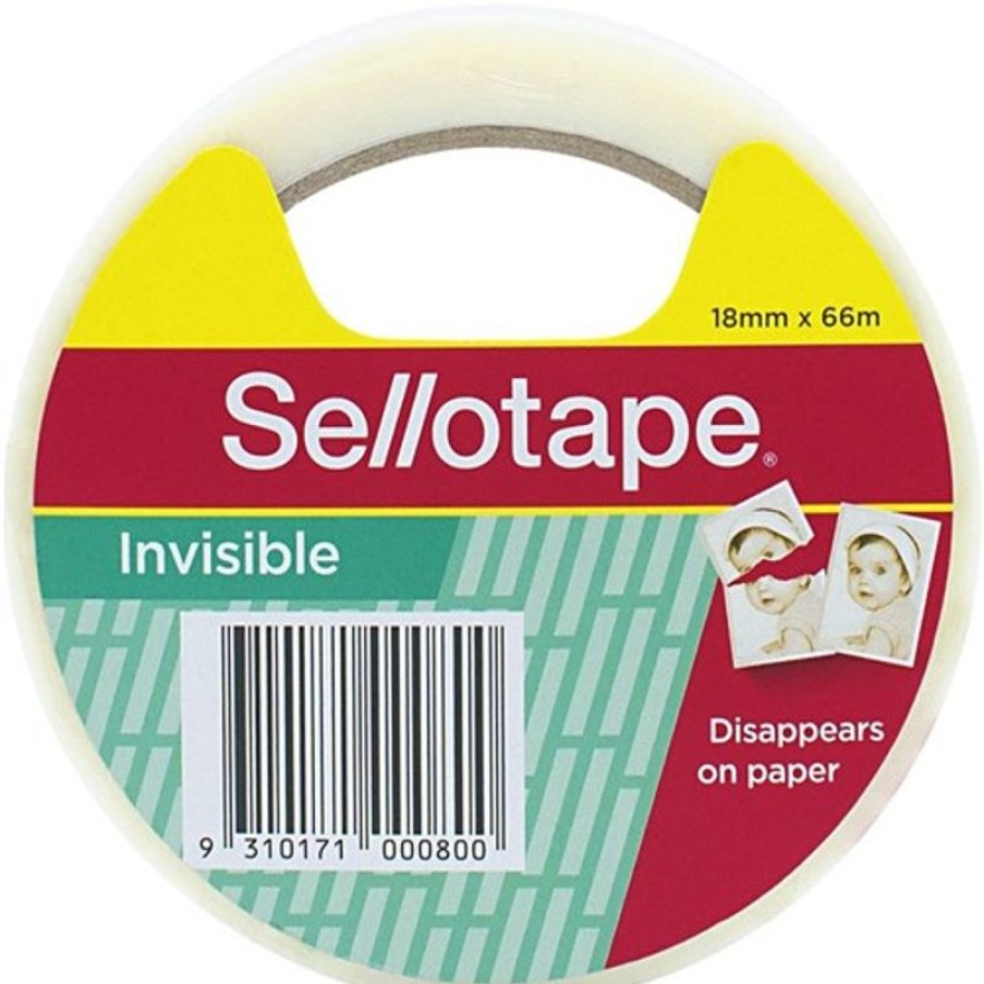 Tapes & Adhesives | Sellotape Sellotape Finishing Tape Matt 18Mmx66M Invisible Tape