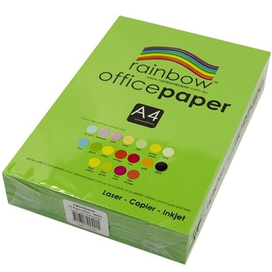 Telephones & Accessories | Rainbow Rainbow Office Copy Paper A4 80Gsm Green Ream Of 500