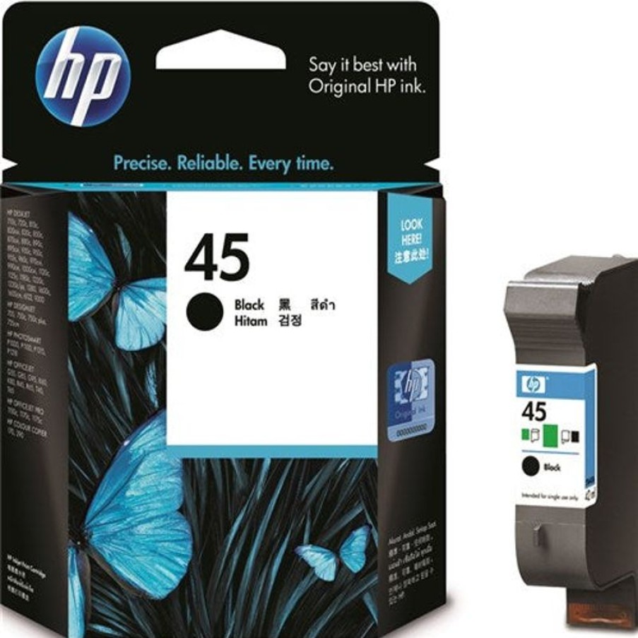 Inkjets | HP Hp 45 Ink Cartridge Black 51645Aa