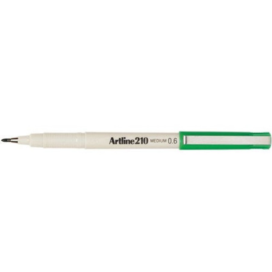 Telephones & Accessories | Artline Artline 210 Fineliner Pen Medium 0.6Mm Green Box12