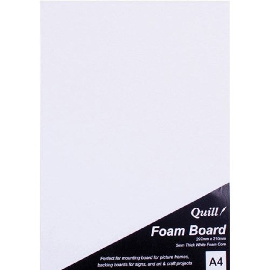 Labelling Machines & Accessories | Quill Quill Foam Board A4 White