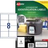 Telephones & Accessories | Avery Avery Identification Laser Ultra Resistant White L7914 99.1X67.7Mm 8Up 80 Labels