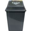 Telephones & Accessories | Cleanlink Cleanlink Rubbish Bin With Bullet Lid 60 Litres Grey