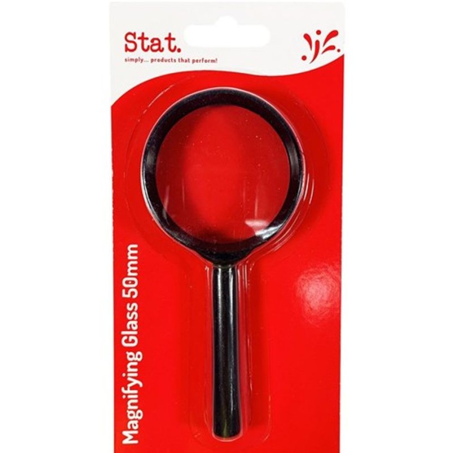 Desk Top Accessories | Stat Stat Magnifying Glass 50Mm Black