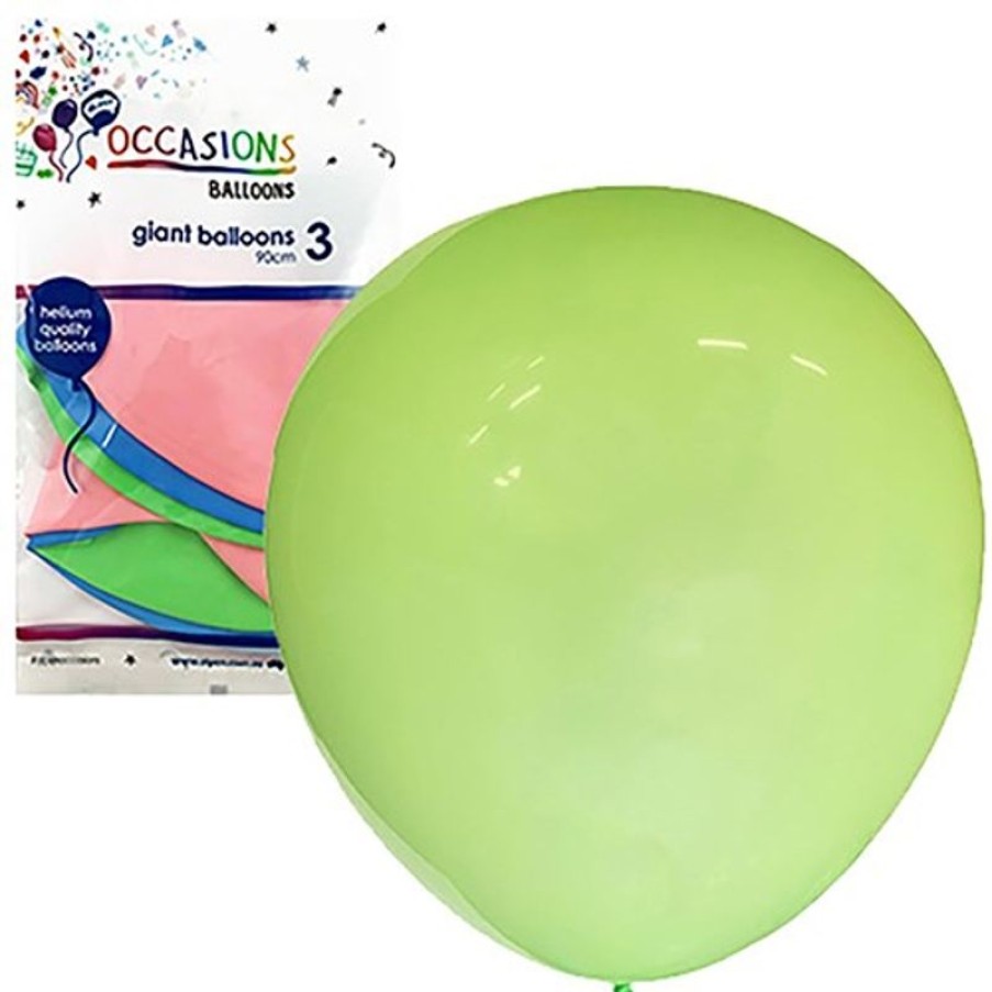 Telephones & Accessories | Alpen Alpen Giant Inflated Balloon 90Cm Assorted Colours Pack Of 3