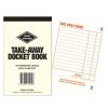 Business Books | Zions Zions Ta Docket Book Restaurant Take Away 150X95Mm