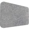 Office Furniture | RapidLine Rapidline Desk Mounted Eco Panel Screen 740W X 27D X 400Mmh Marble Grey