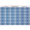 Telephones & Accessories | Avery Avery Numeric Coding Label 6 Side Tab 25X38Mm Blue Pack Of 180