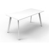 Office Furniture | RapidLine Rapidline Eternity Workstation Single Sided 1500W X 750D X 730Mmh White/White