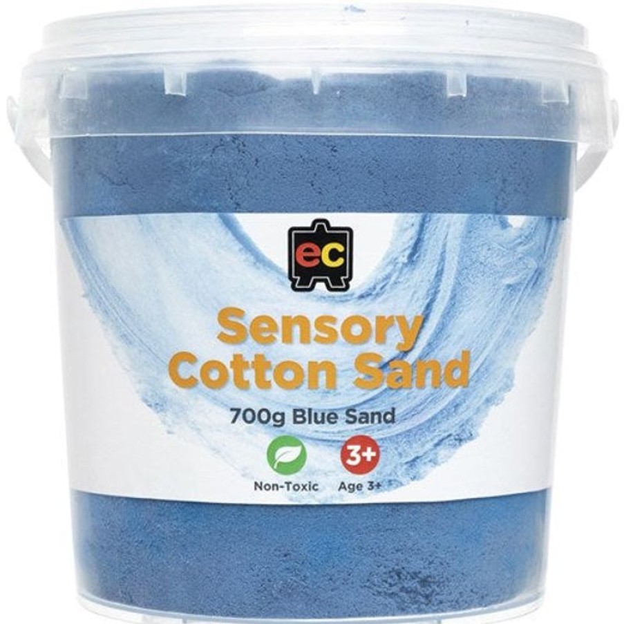 School Supplies/Art & Craft | EC Ec Sensory Cotton Sand 700G Tub Blue