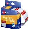 Telephones & Accessories | Avery Avery Removable Dispenser Labels 24X30Mm Sale Price Red On White Pack Of 400