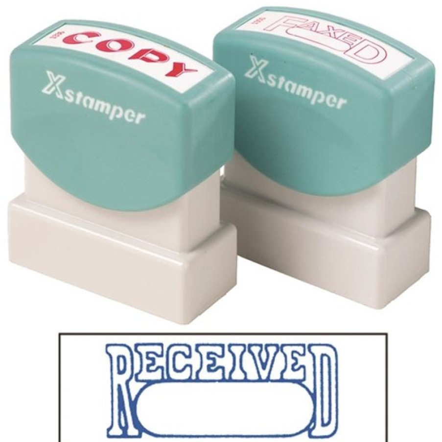 Stamps | Xstamper Xstamper Stamp Cx-Bn 1203 Received/Date Blue