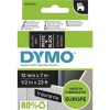 Labelling Machines & Accessories | Dymo Dymo D1 Label Cassette Tape 12Mmx7M White On Black