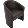 Chairs & Accessories | RapidLine Rapidline Space Tub Visitor Chair Black Pu