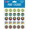 Telephones & Accessories | Avery Avery Merit Stickers Caption 3 Round 22Mm 5 Designs Assorted Colours 300 Stickers