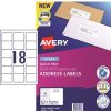 Telephones & Accessories | Avery Avery Quick Peel Address Laser White L7161 63.5 X 46.6Mm 18Up 1800 Labels 100 Sheets