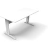 Office Furniture | RapidLine Rapidline Deluxe Rapid Span Straight Desk 1500W X 750D X 730Mmh Natural White/White