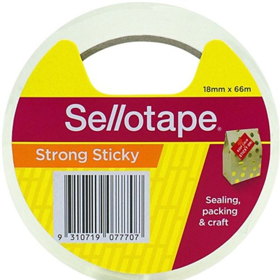 Tapes & Adhesives | Sellotape Sellotape Sticky Tape 18Mmx66M Clear Pack8