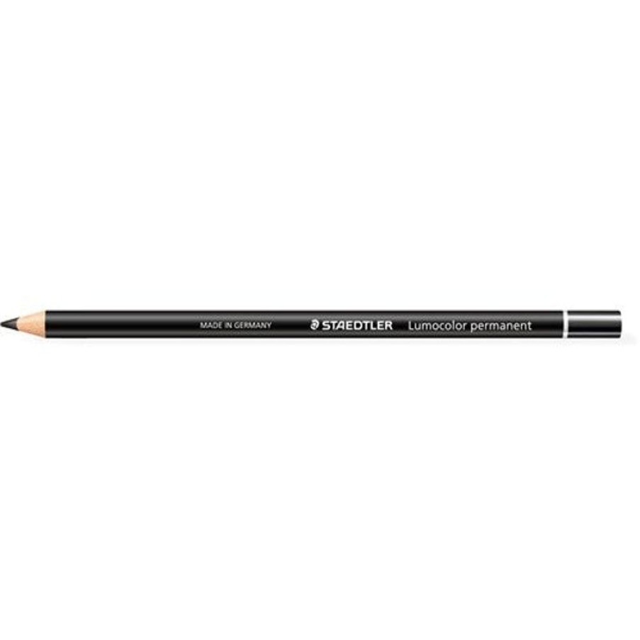 Pencils | Staedtler Staedtler 108 Lumocolor Glasochrom Permanent Pencil Black