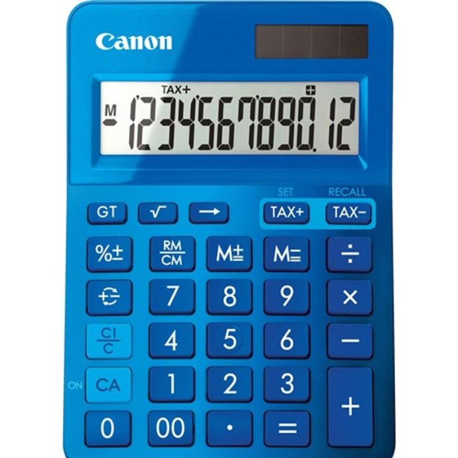 Telephones & Accessories | Canon Canon Ls-123Km Desktop Calculator 12 Digit Blue