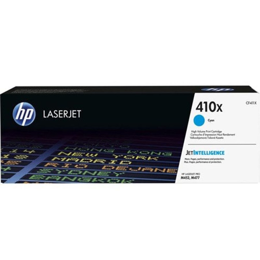 Toner | HP Hp 410X Laserjet Toner Cartridge High Yield Cyan Cf411X