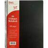 Paper, Post & Books/Books | Stat Stat 5 Subject Notebook A4 7Mm Ruled 60Gsm 250 Page Poly Cover Black Pack5