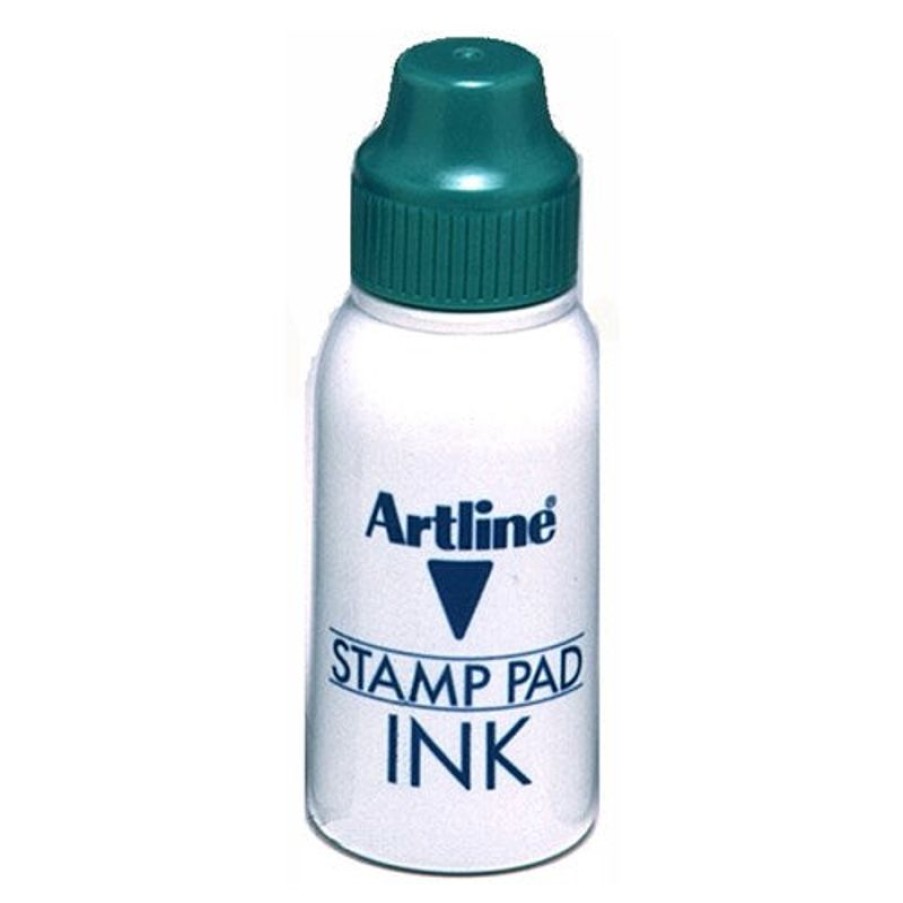 Telephones & Accessories | Artline Artline Stamp Pad Ink Esa-2N 50Cc Green