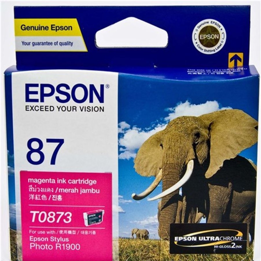 Inkjets | Epson Epson C13T087390 - T0873 Ink Cartridge Magenta