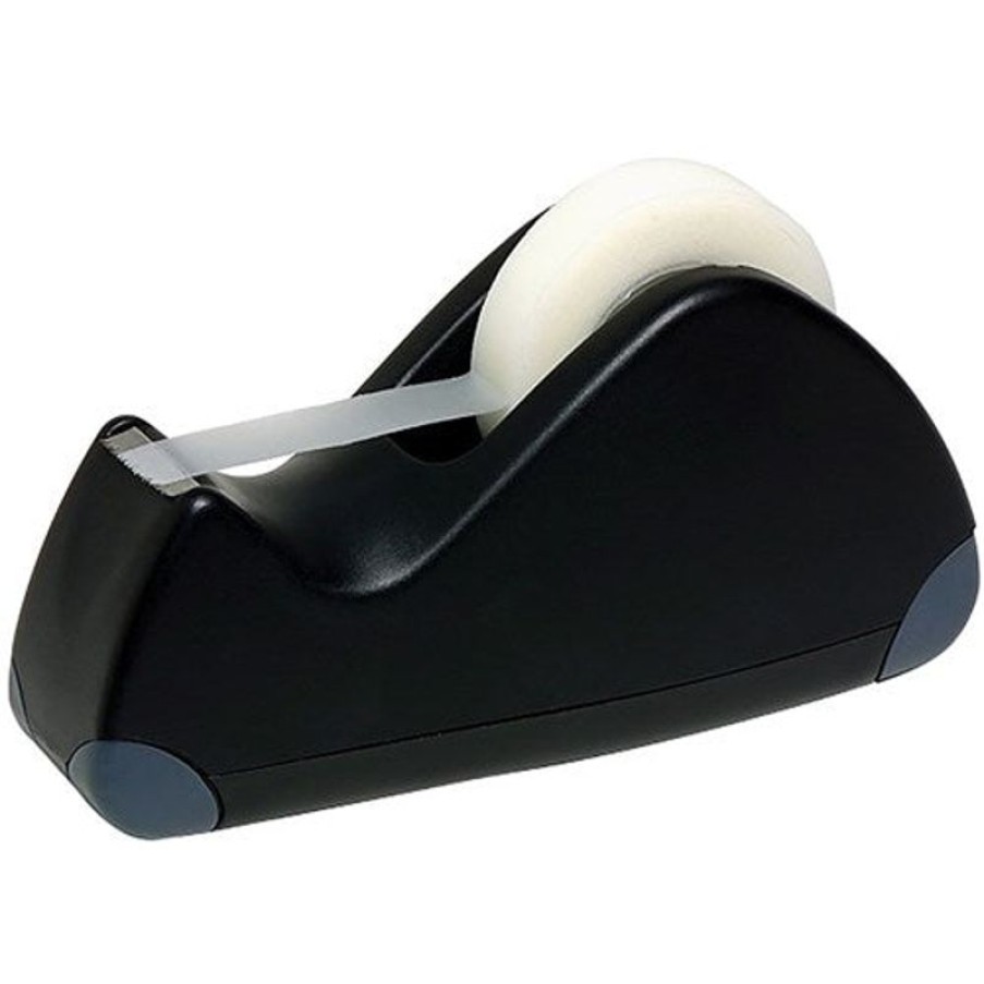 Tapes & Adhesives | Marbig Marbig Professional Series Tape Dispenser Large Suits 24Mm Core Black & Grey