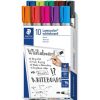 Markers & Highlighters | Staedtler Staedtler Lumocolor Whiteboard Marker 351 Bullet Point Assorted Colours Box Of 10