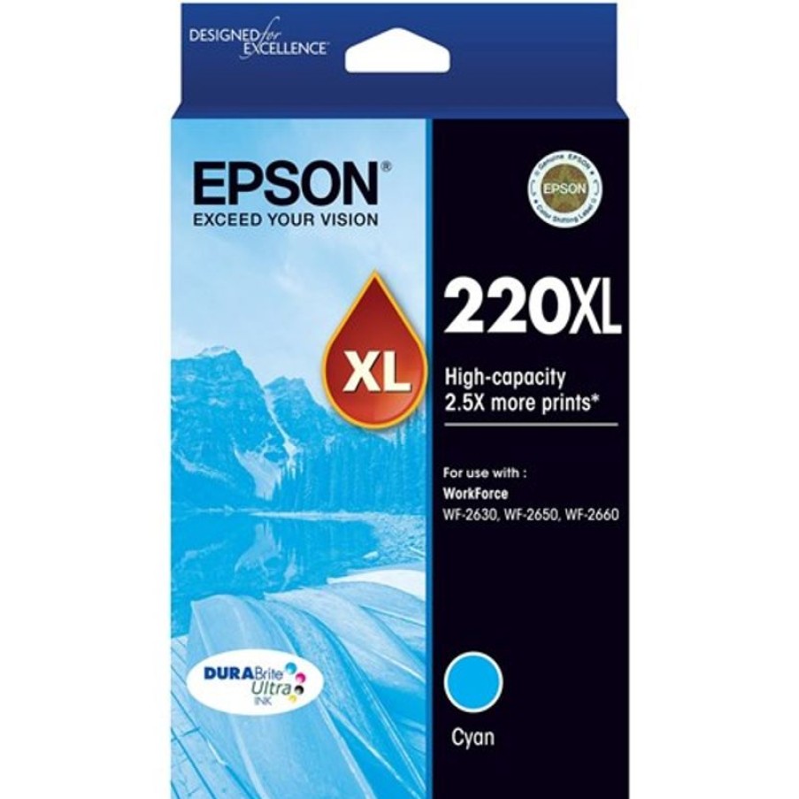 Inkjets | Epson Epson 220Xl Ink Cartridge High Yield Cyan