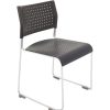 Chairs & Accessories | RapidLine Rapidline Wimbledon Chair No Arms Chrome Sled Base Black