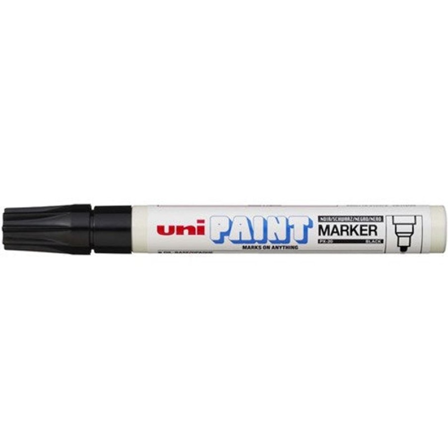 Markers & Highlighters | Uni-Ball Uni Px20 Paint Marker Bullet 2.8Mm Black