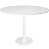 Office Furniture | RapidLine Rapidline Disc Base Round Table 1200D X 755Mmh White Top White Base