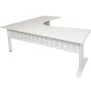 Office Furniture | RapidLine Rapidline Rapid Span Corner Workstation 1800/1500W X 700D X 730Mmh White/White