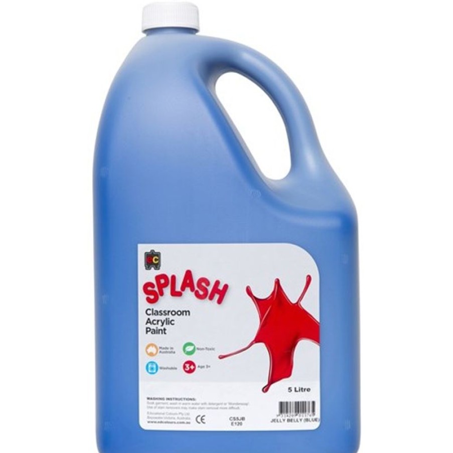 School Supplies/Art & Craft | EC Ec Classroom Splash Paint 5 Litres Jelly Belly