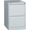 Storage | GO Rapidline Go Vertical Filing Cabinet 2 Drawer 460W X 620D X 705Mmh Silver Grey